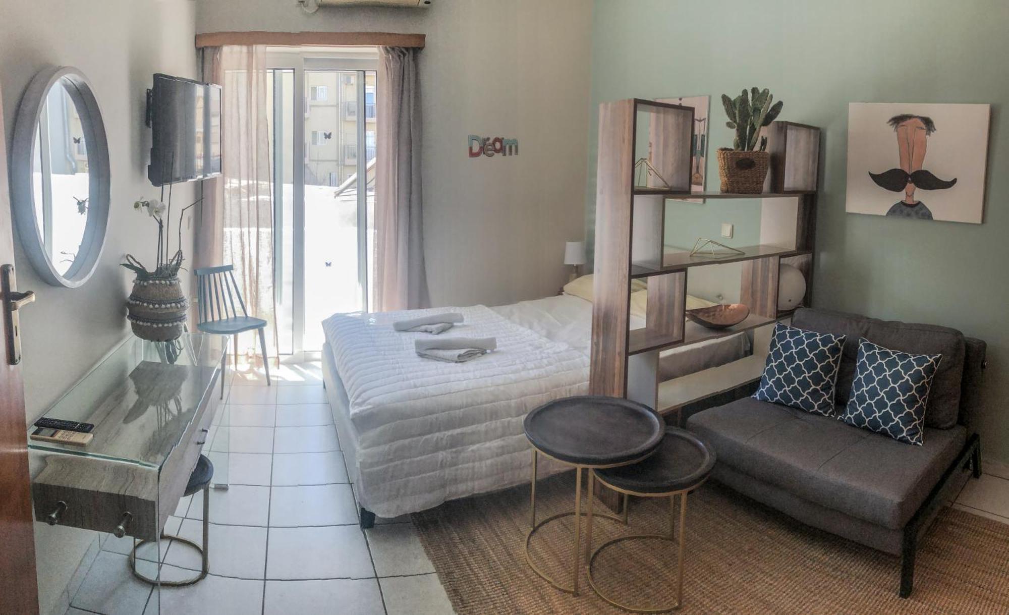 חאניה Sofia City Beach Apt. Nea Chora Chania מראה חיצוני תמונה